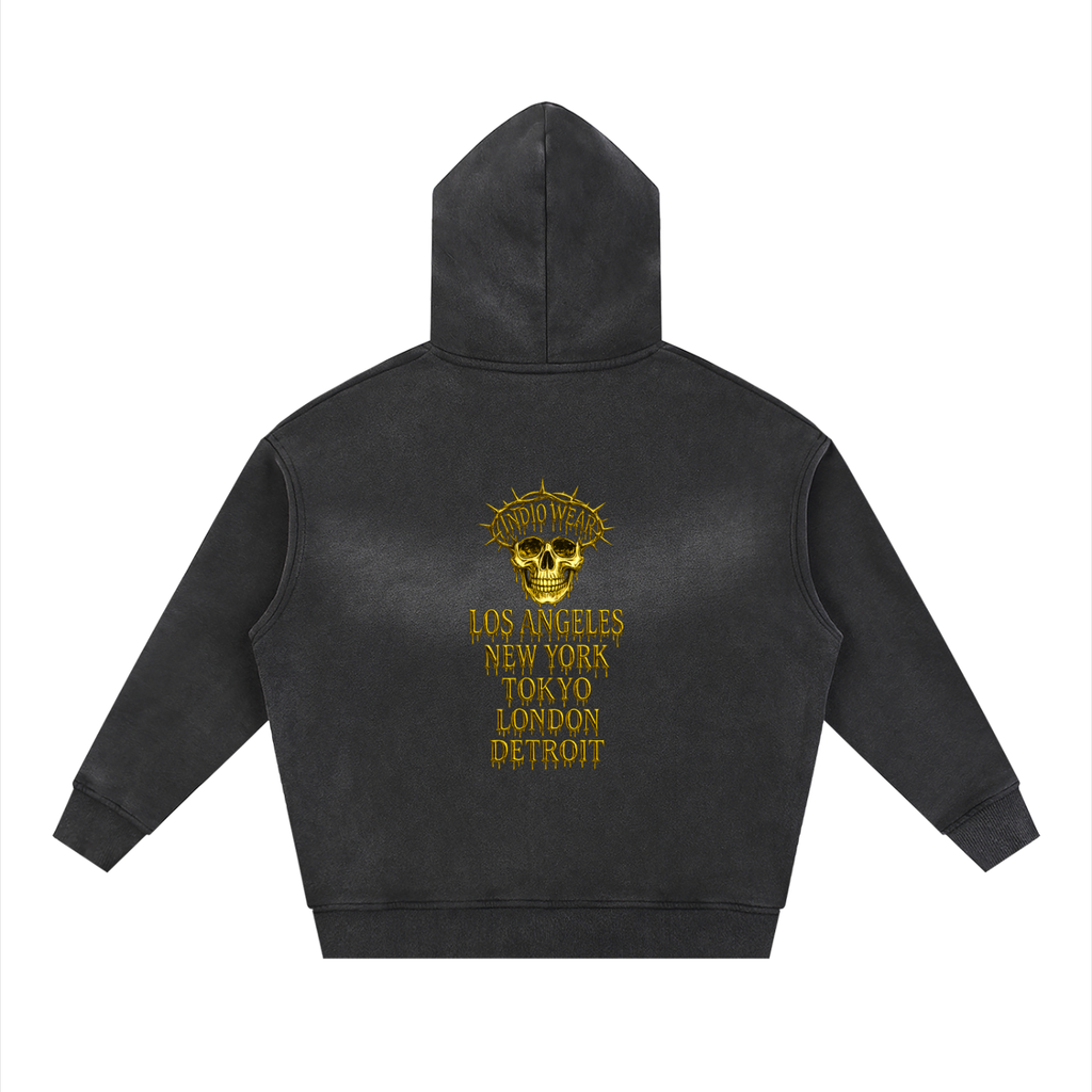 Distress Sun Faded Japanese Logo