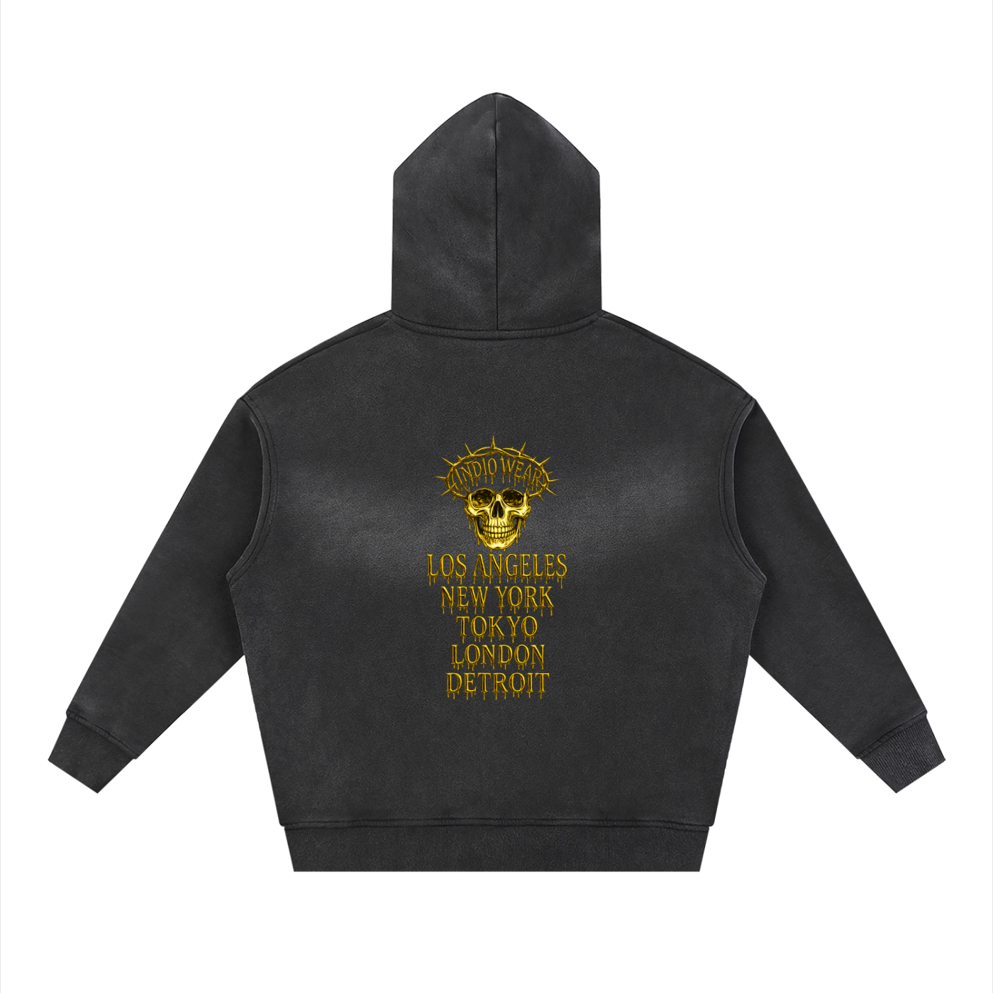 Distress Sun Faded Japanese Logo